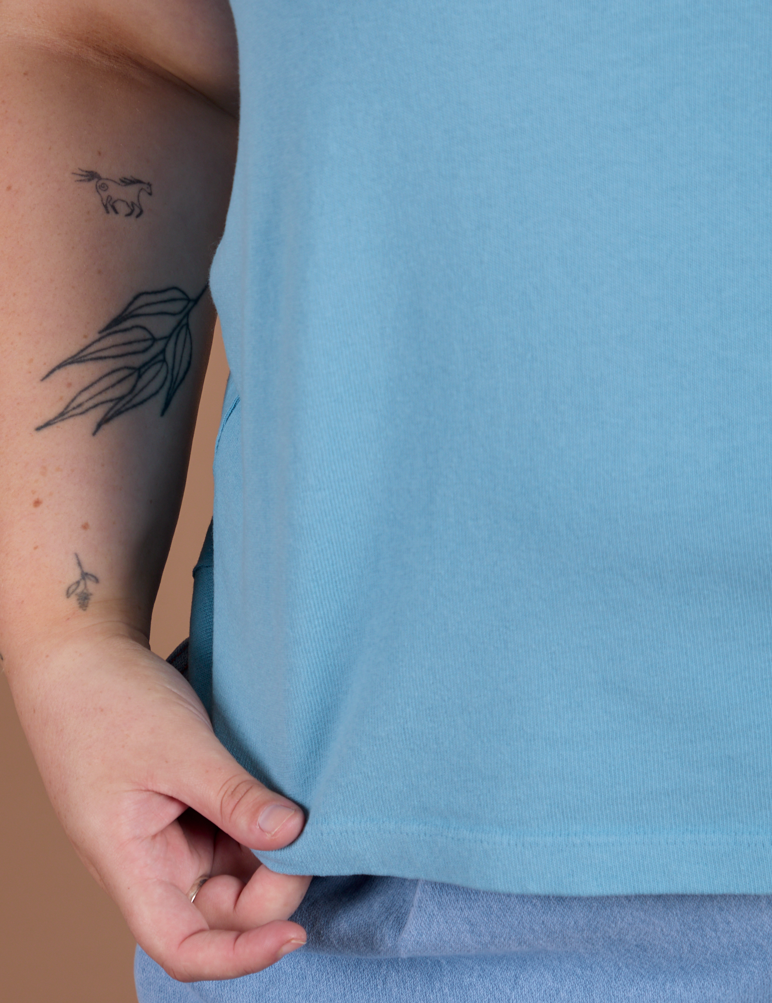 Burly Tee - Baby Blue