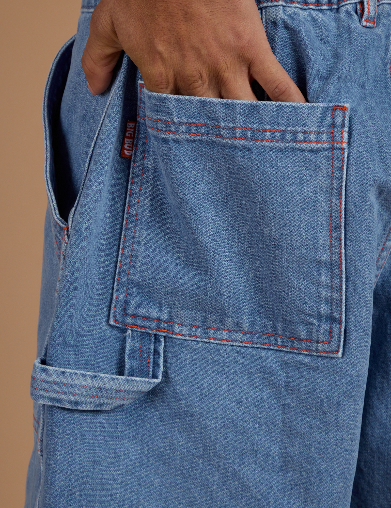 Carpenter Shorts - Medium Wash