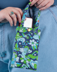 Angel Printed Cell Phone Tote held by model