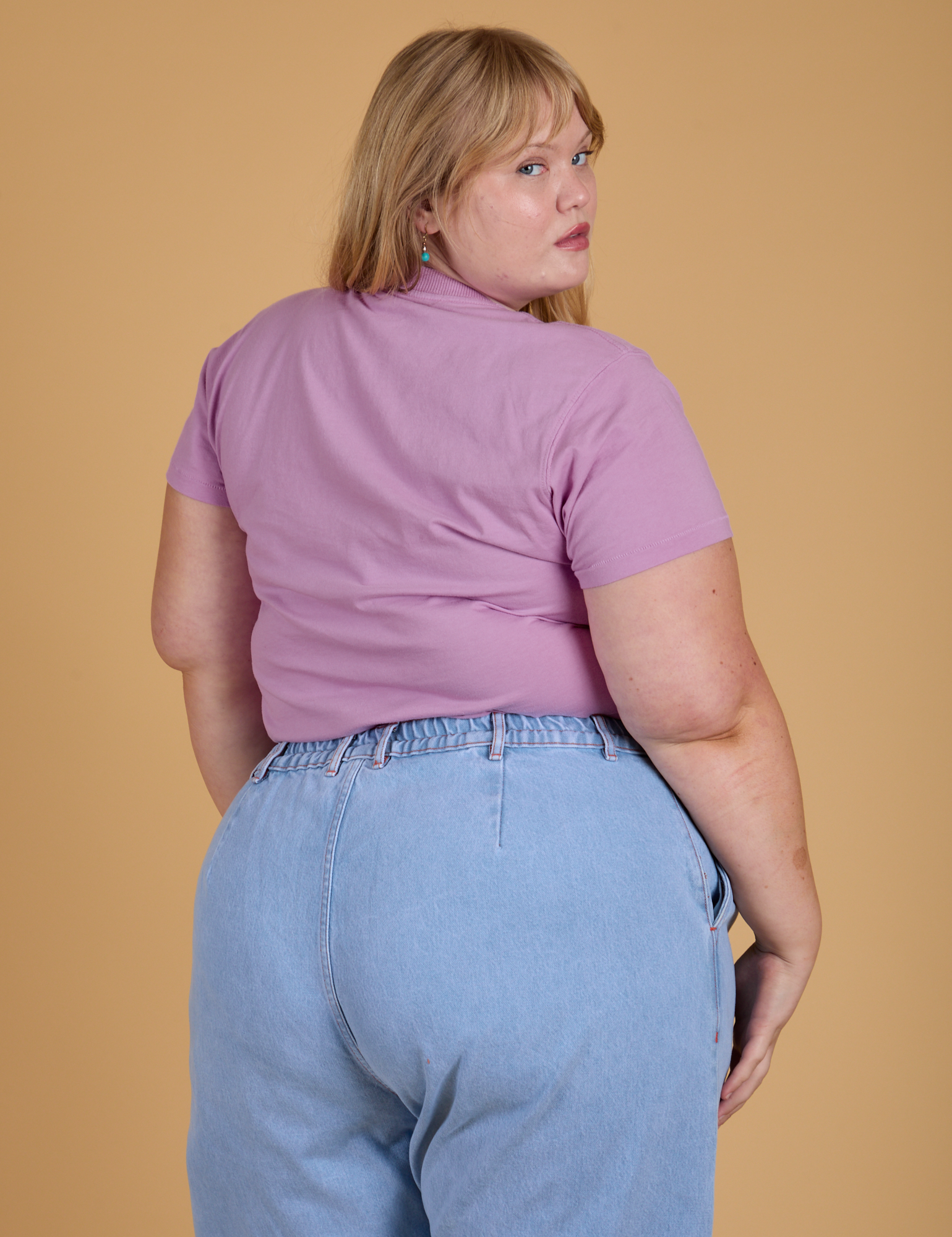 The Organic Vintage Tee - Lilac Purple