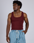 The Tank Top - Red Wine