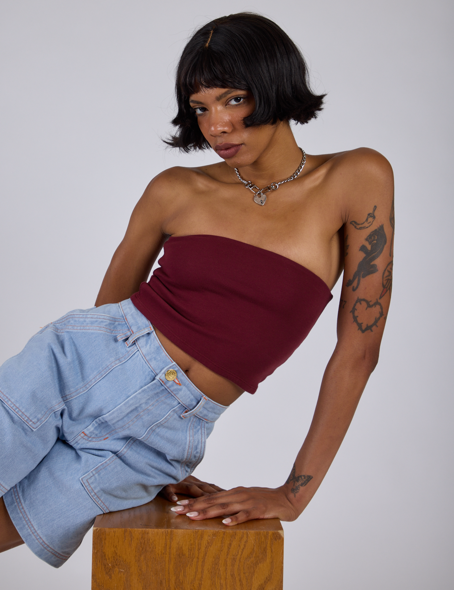 Tube Top - Red Wine