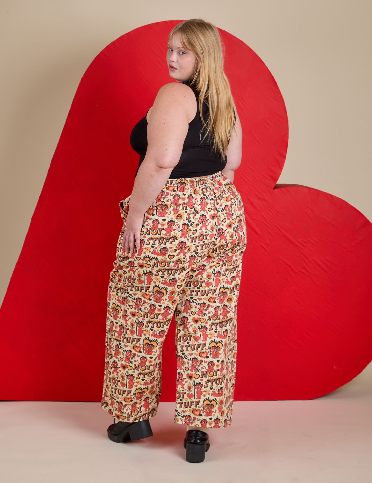 Hot Stuff Drop Pocket Cargo Pants back view on Juliet