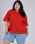Burly Jersey - Mustang Red
