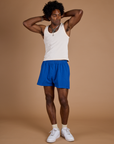 TRY-A-STYLE - Athletic Shorts - Royal Blue *FINAL SALE*