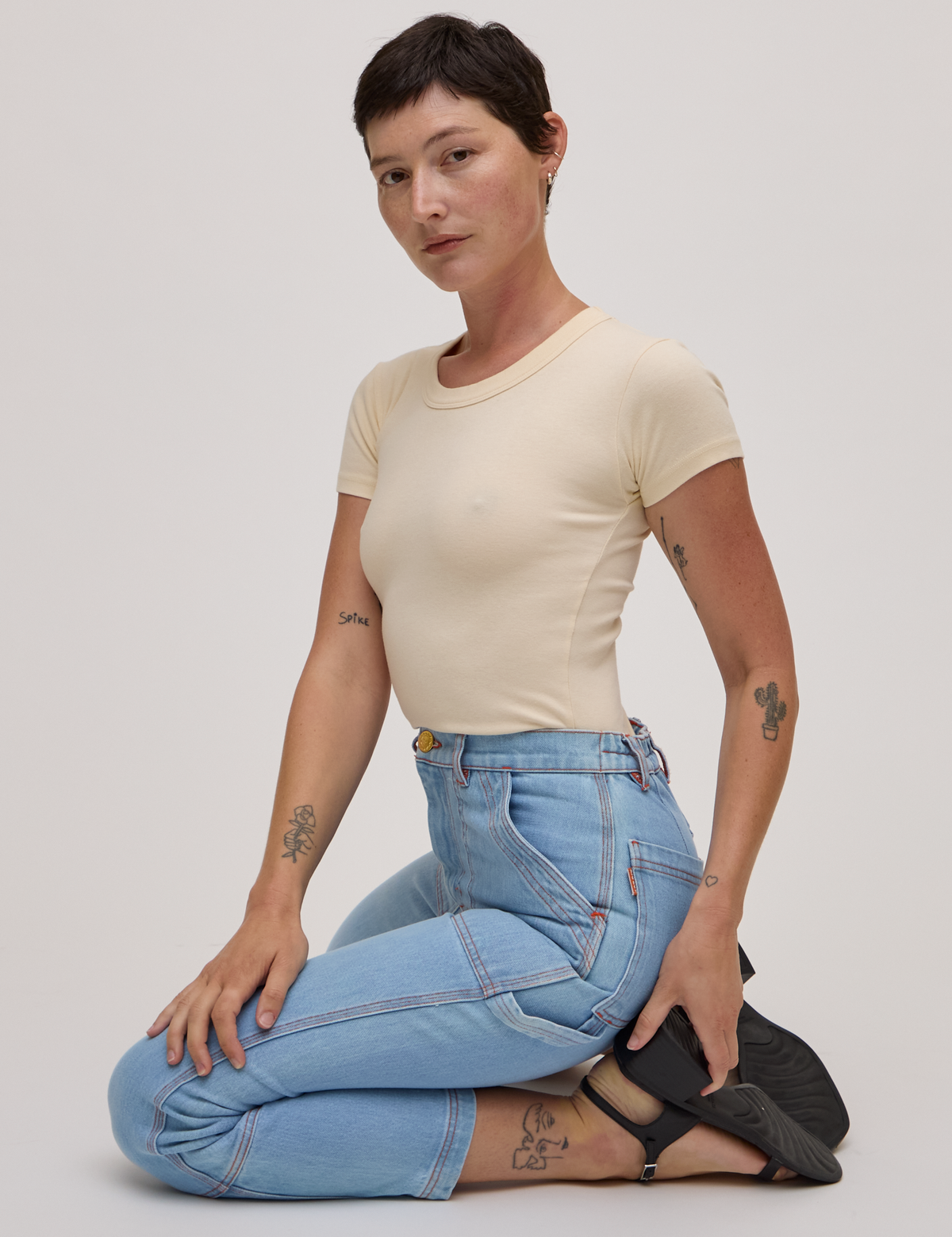 Baby Tee - Vintage Tee Off-White