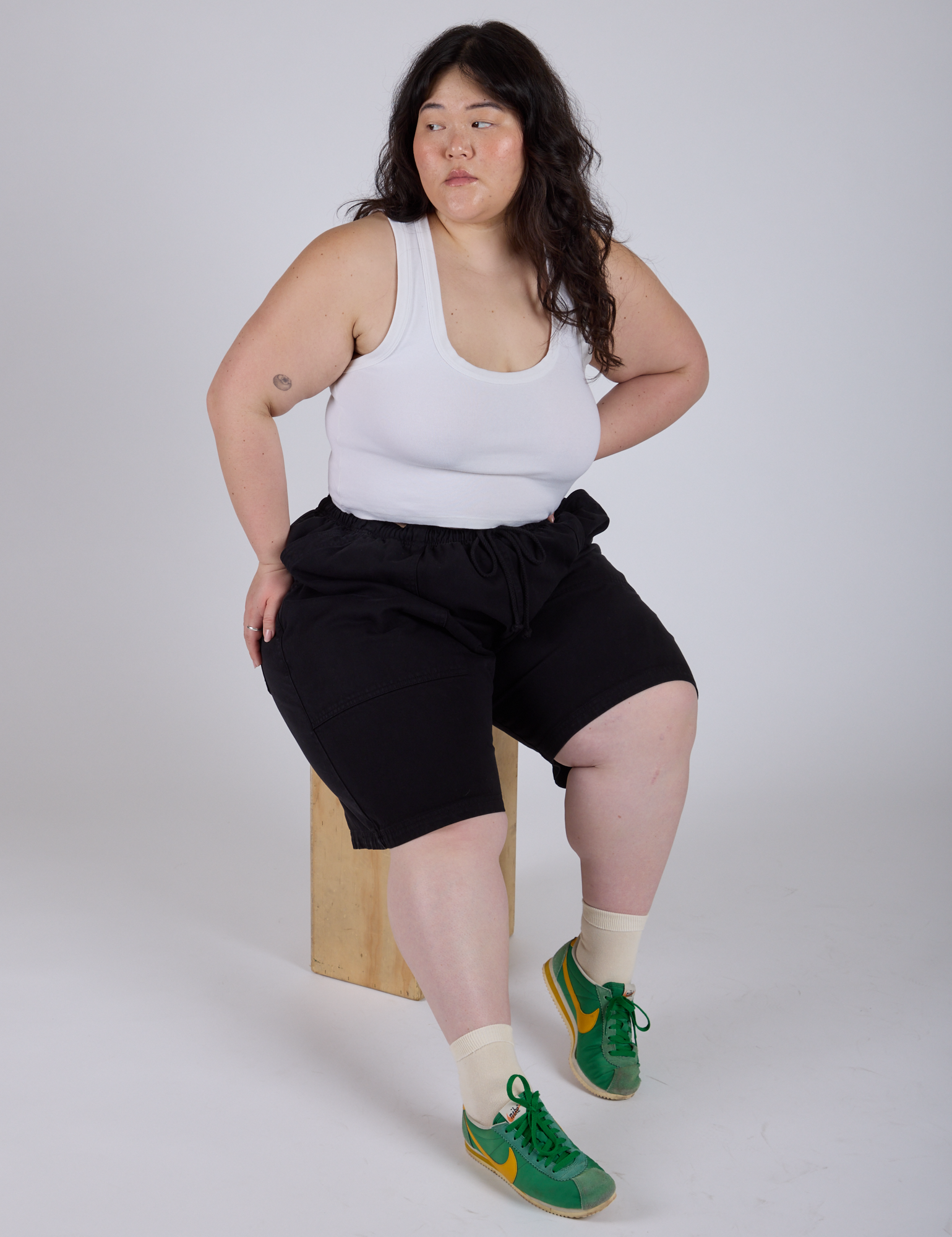 Drawstring Shorts - Basic Black