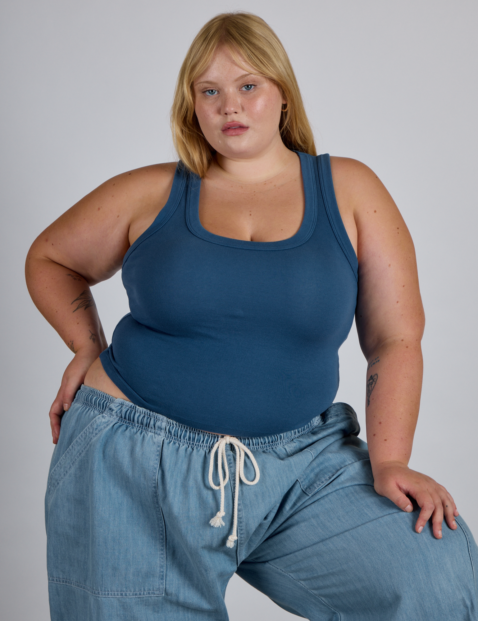 The Tank Top - French Blue