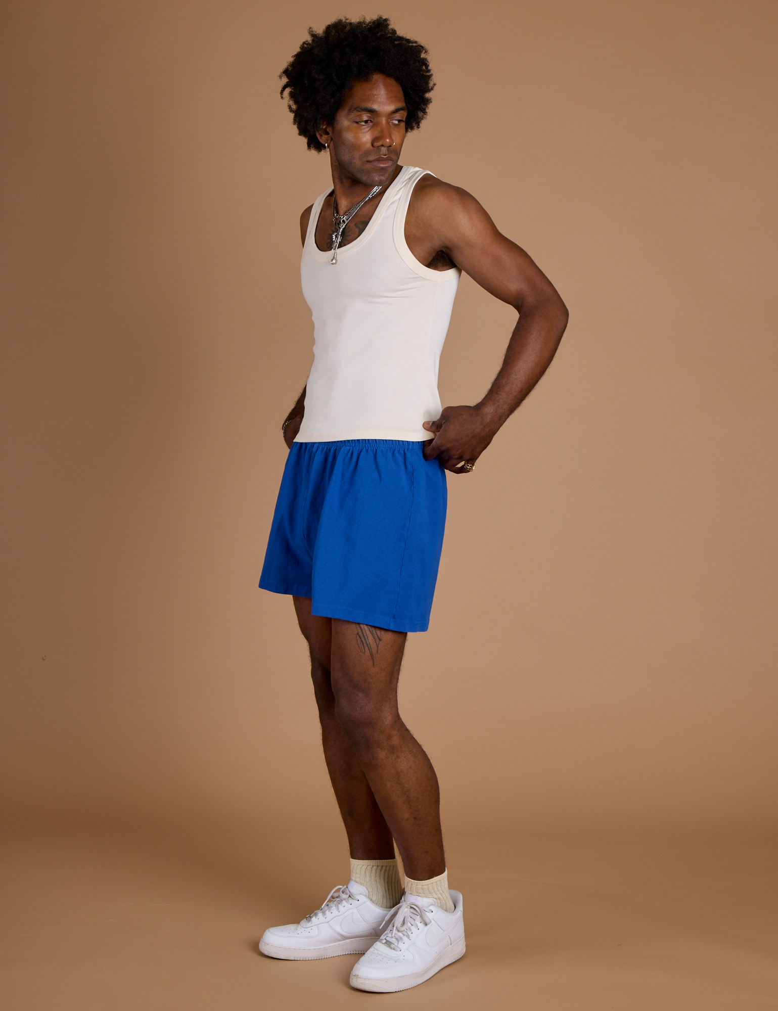 TRY-A-STYLE - Athletic Shorts - Royal Blue *FINAL SALE*