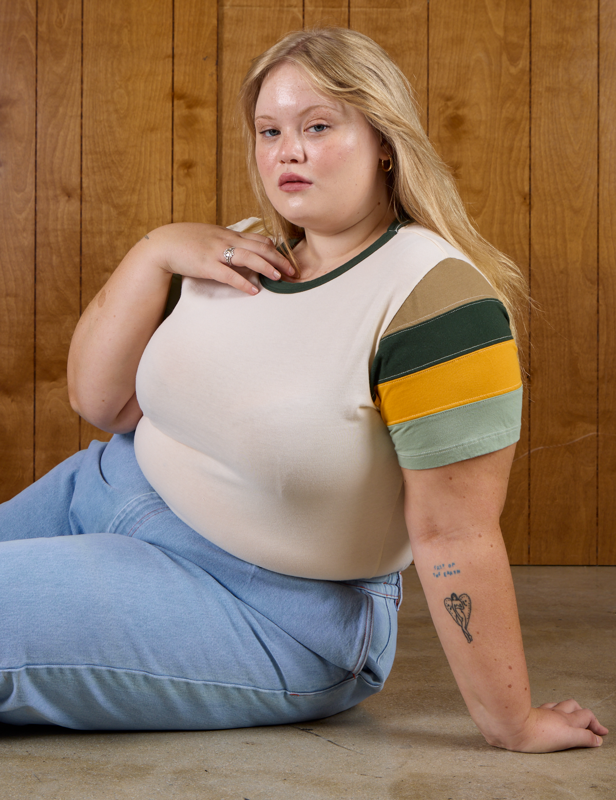 Calypso Tee in Off White Multi on Juliet