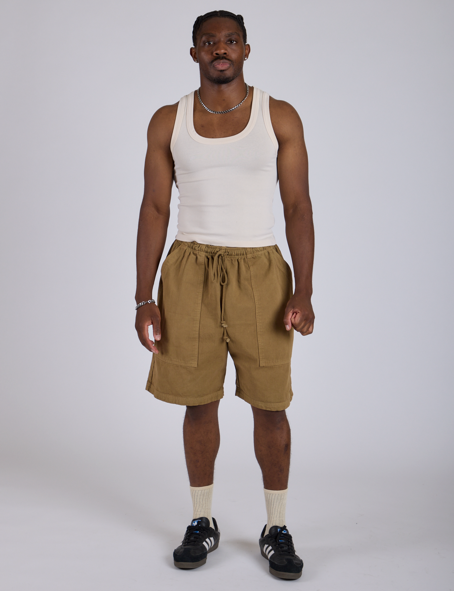 Drawstring Shorts - Desert Brown