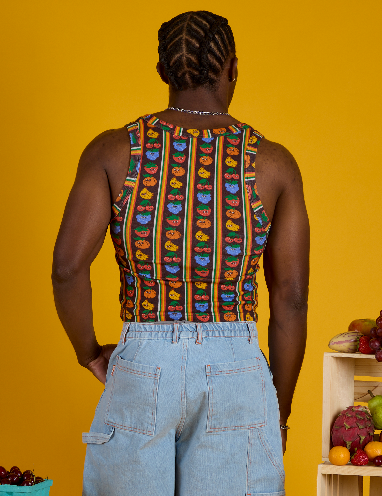 Cropped Tank - Fruit Fantasy