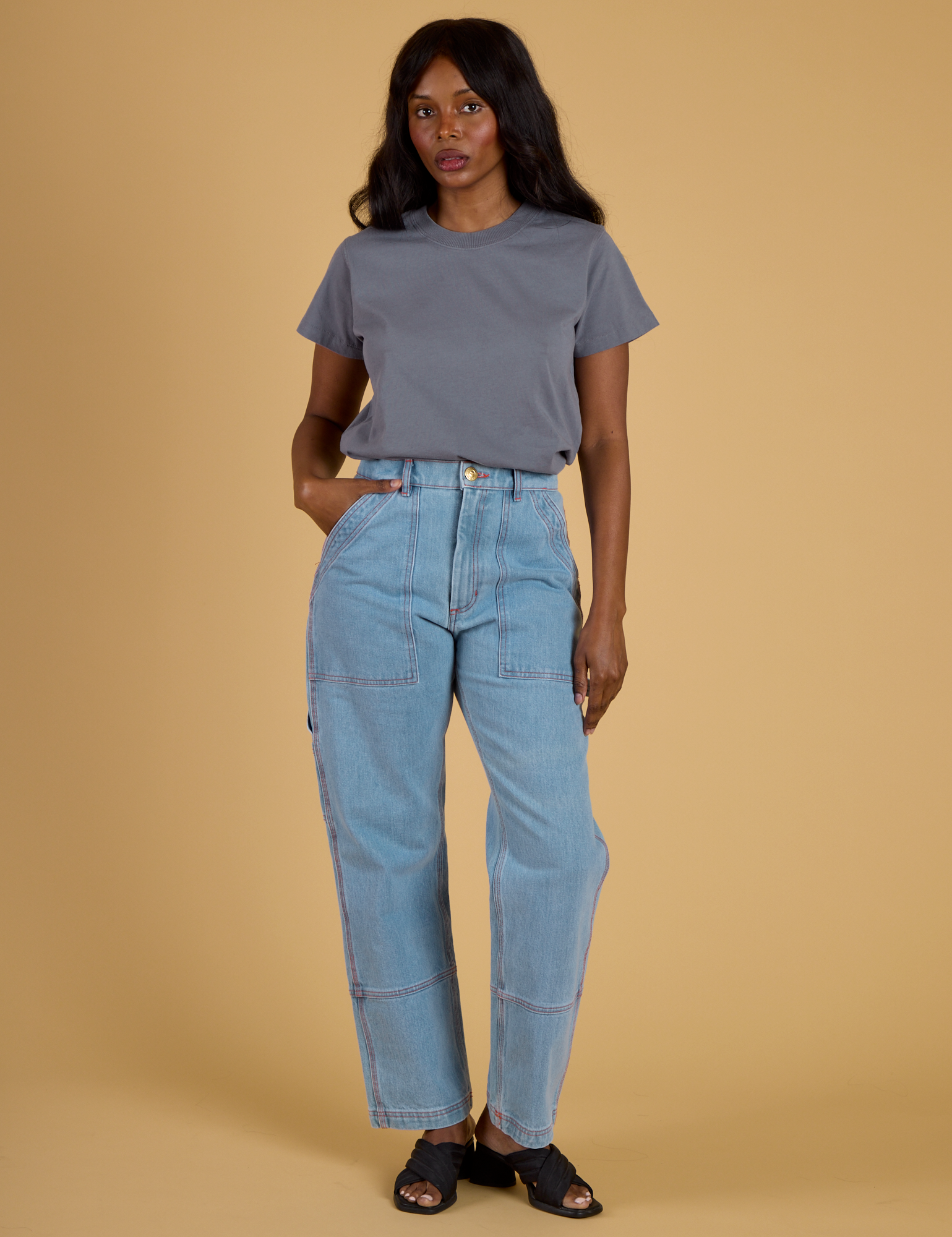 The Organic Vintage Tee - Washed Grey