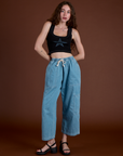 Icon Cropped Tank - Black Star