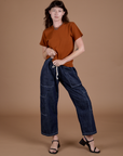 Burly Tee - Burnt Terracotta