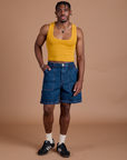 Carpenter Shorts - Dark Wash