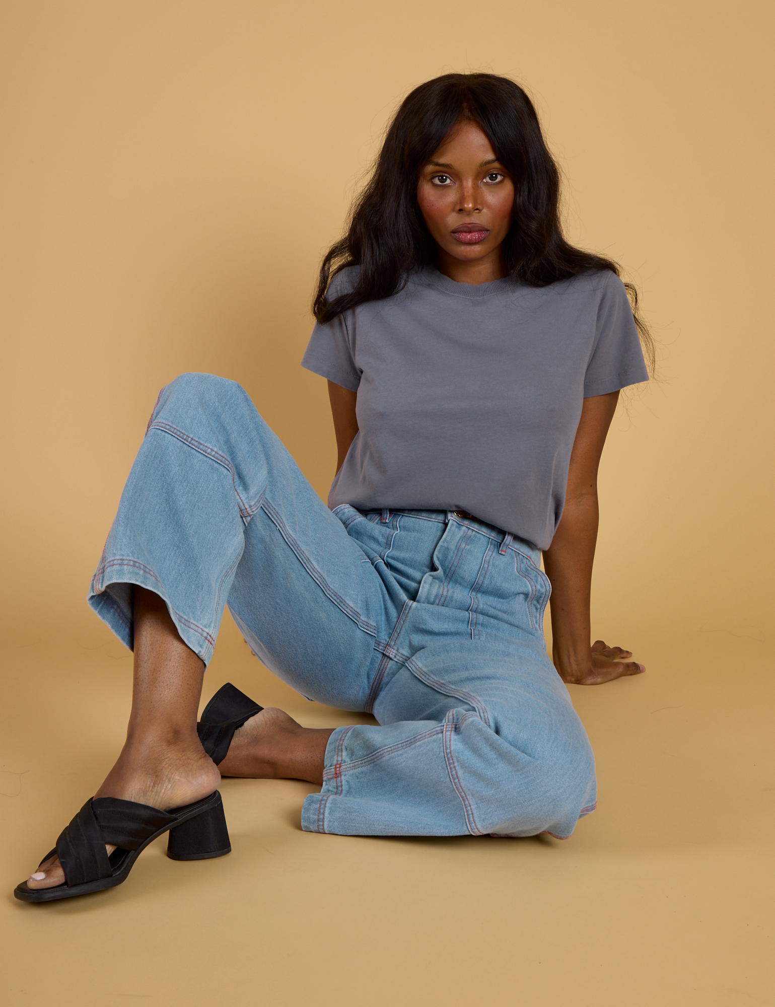 The Organic Vintage Tee - Washed Grey