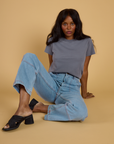 The Organic Vintage Tee - Washed Grey