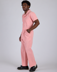 Short Sleeve Jumpsuit - Baby Pink