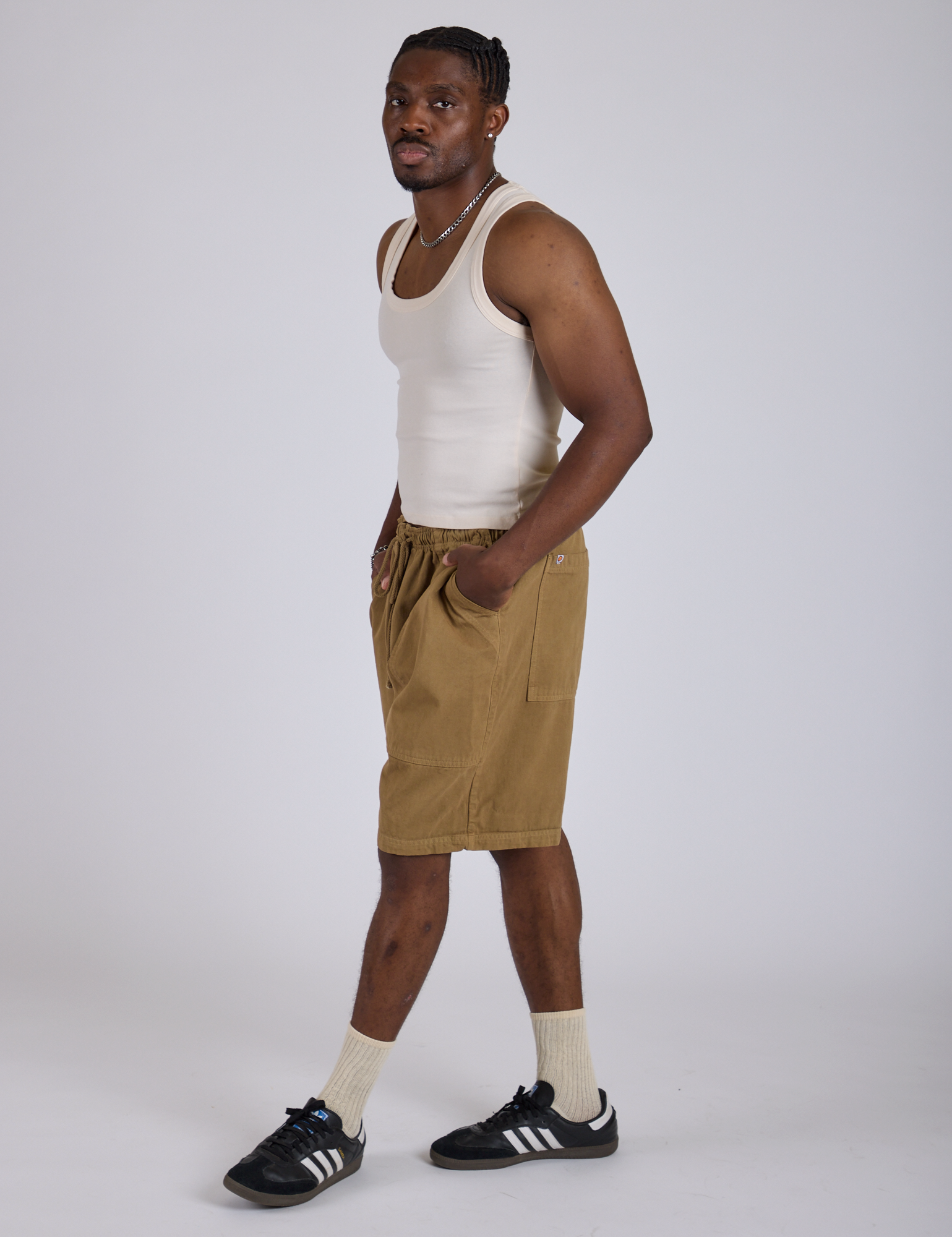 Drawstring Shorts - Desert Brown
