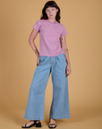 The Organic Vintage Tee - Lilac Purple