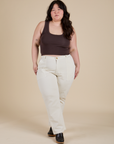 Work Pants - Vintage Tee White