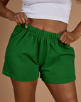 TRY-A-STYLE - Athletic Shorts - Forest Green *FINAL SALE*