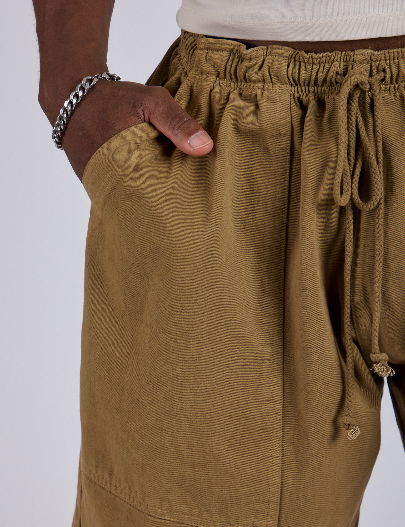 Drawstring Shorts - Desert Brown