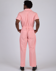 Short Sleeve Jumpsuit - Baby Pink