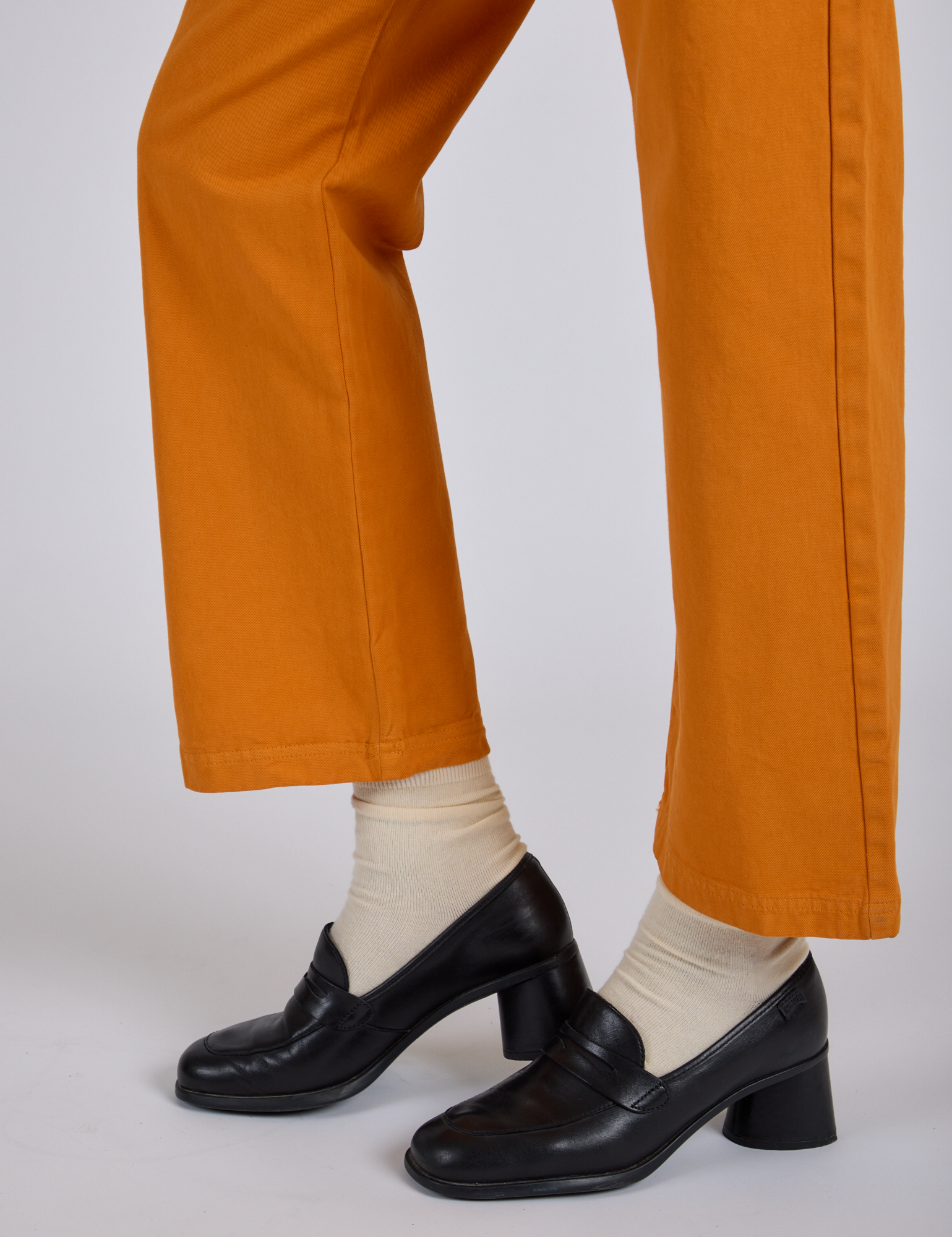 Short Sleeve Jumpsuit - Creamsicle Orange