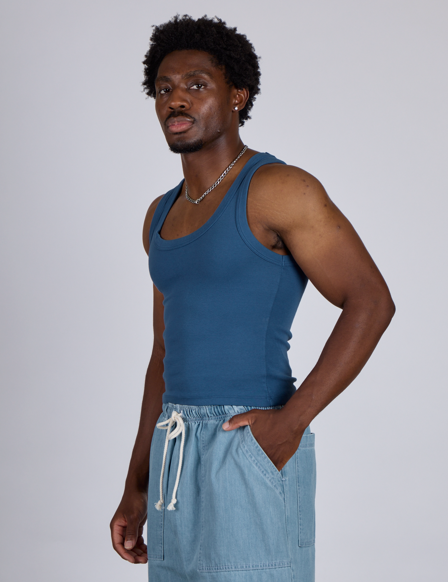 The Tank Top - French Blue