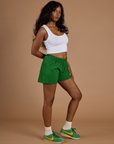 TRY-A-STYLE - Athletic Shorts - Forest Green *FINAL SALE*