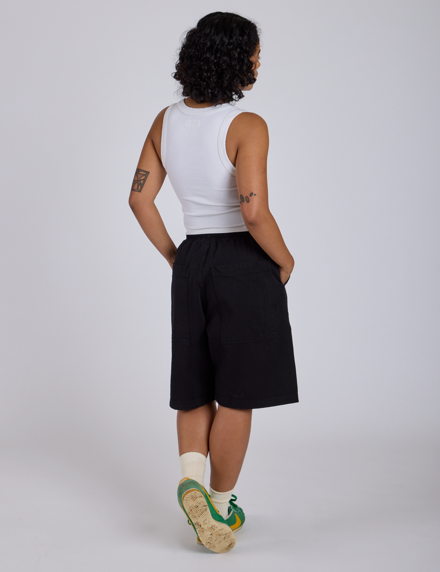 Drawstring Shorts - Basic Black