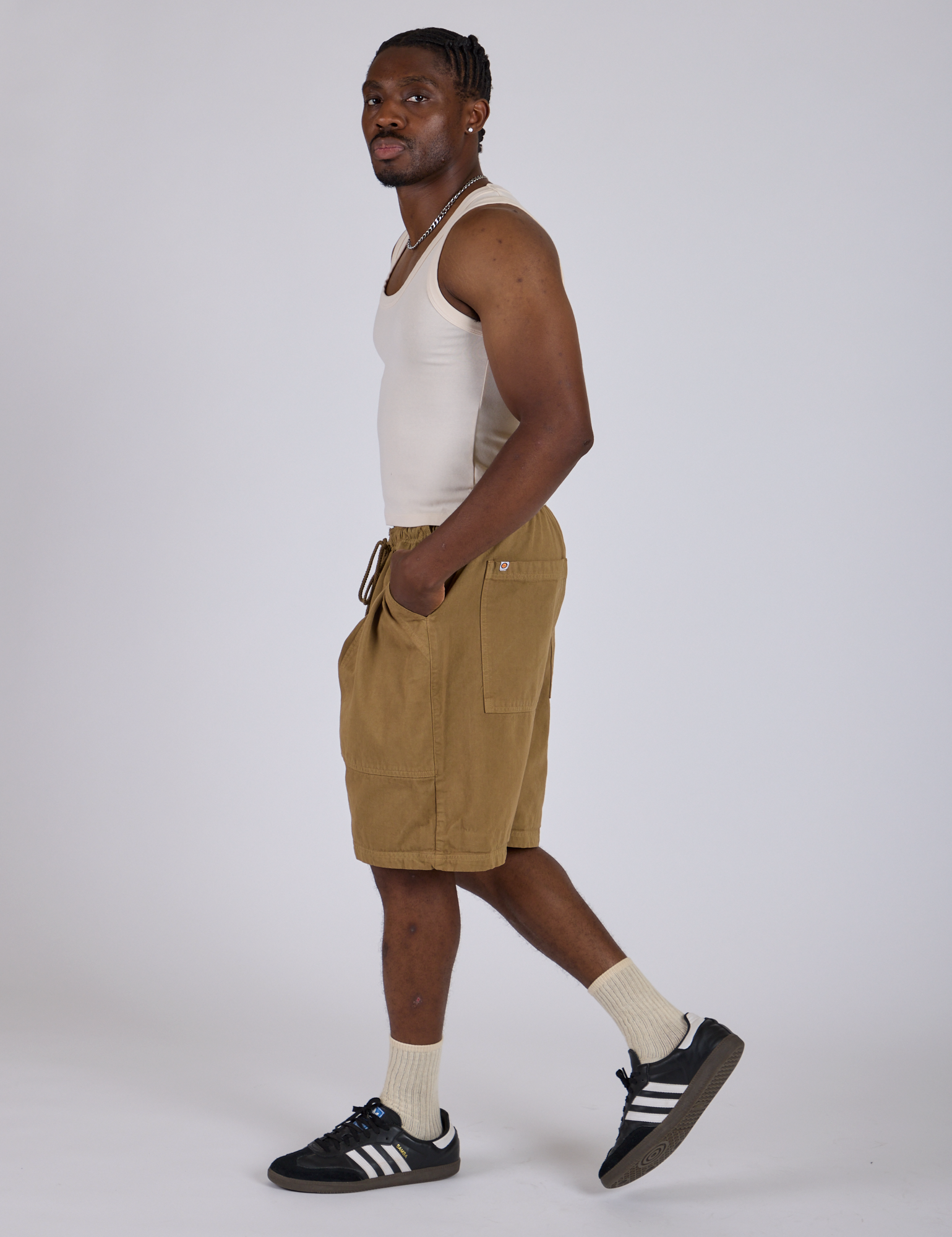Drawstring Shorts - Desert Brown