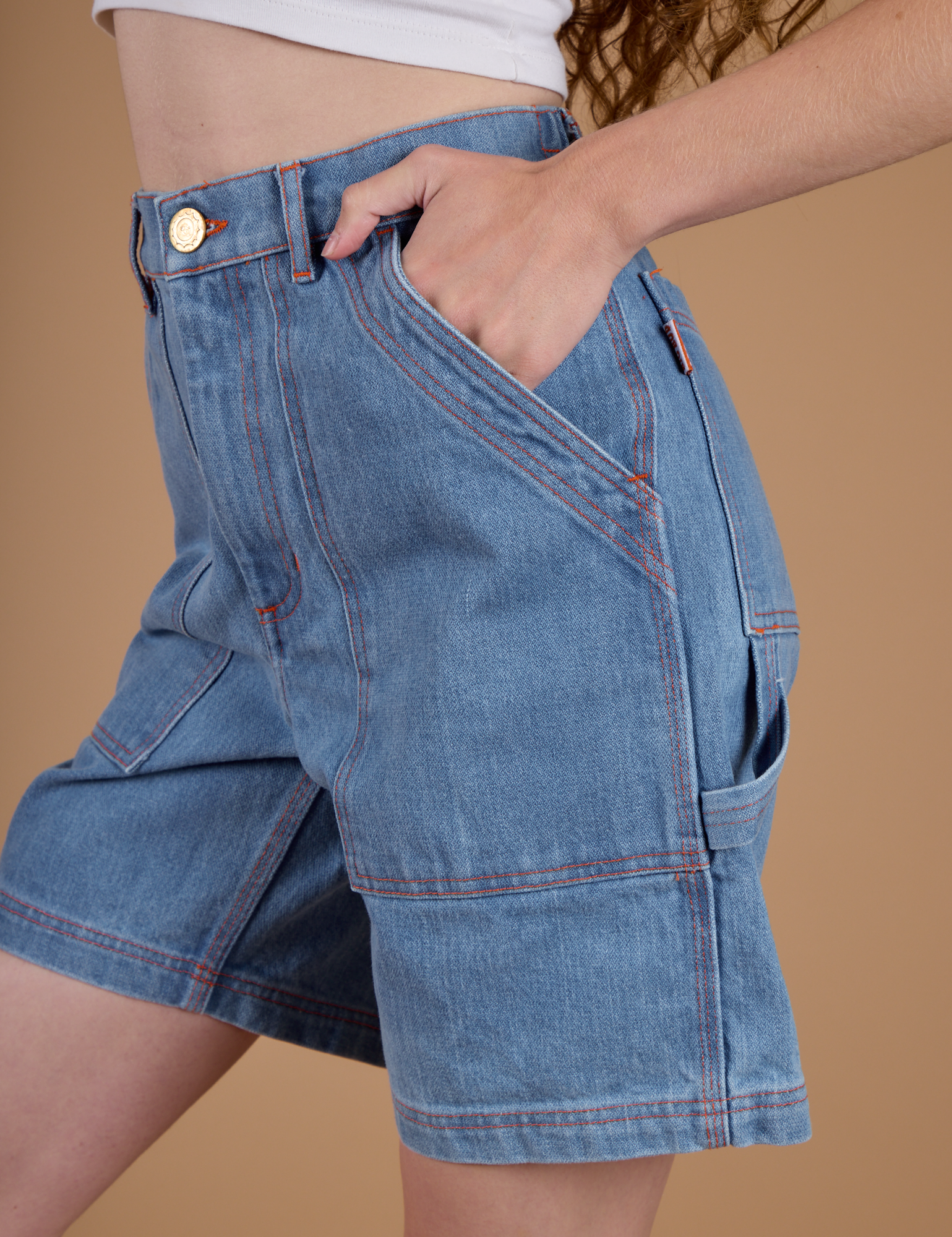 Carpenter Shorts - Medium Wash