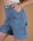 Carpenter Shorts - Medium Wash