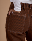 Railroad Denim Work Pants - Burnt Terracotta Overdye