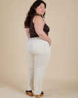 Work Pants - Vintage Tee White