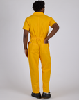 Short Sleeve Jumpsuit - Sunshine Yellow