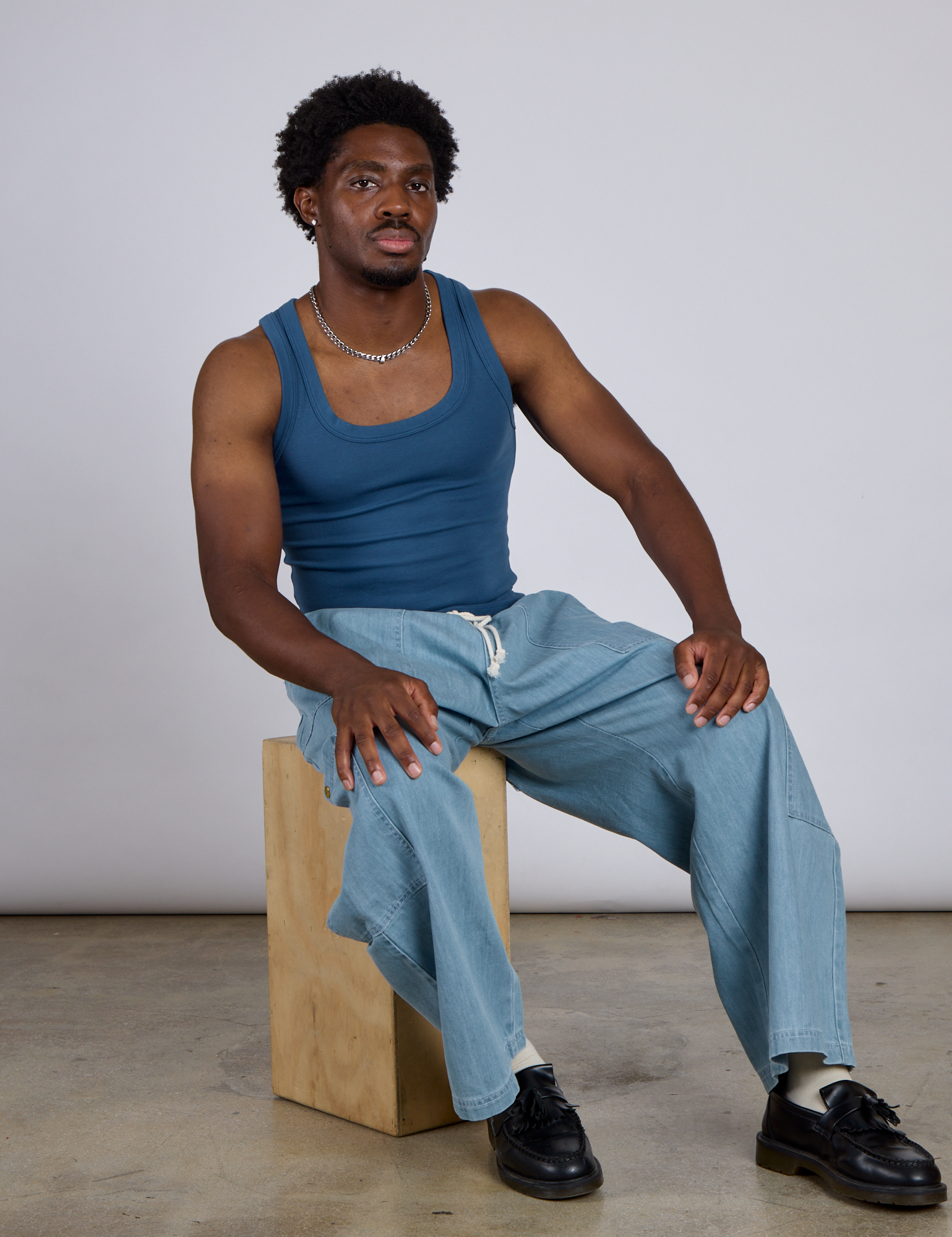 The Tank Top - French Blue