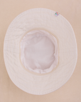 Wide Brim Denim Bucket Hats in Vintage Tee Off-White bottom view