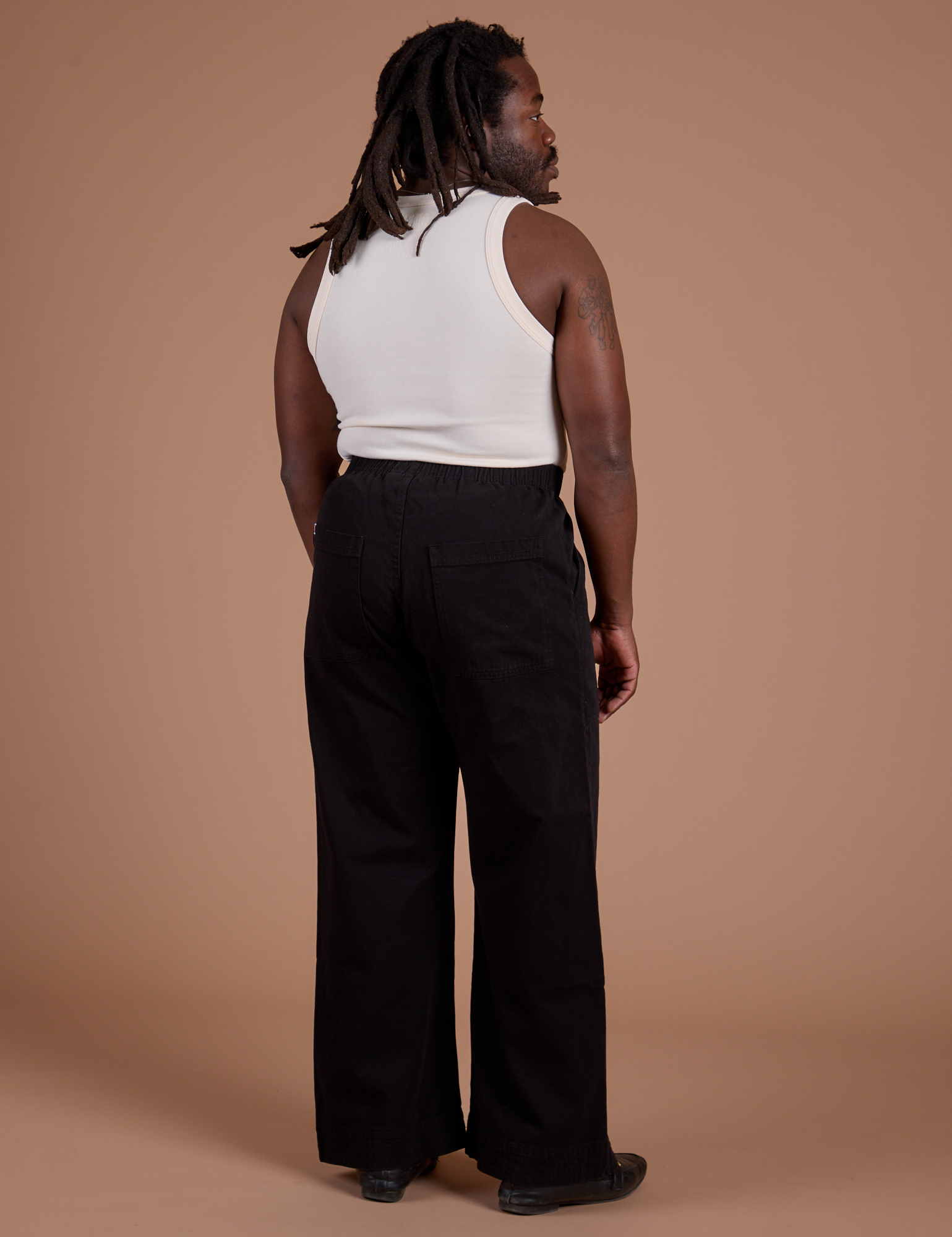 Action Pants in Basic Black back view on Demi