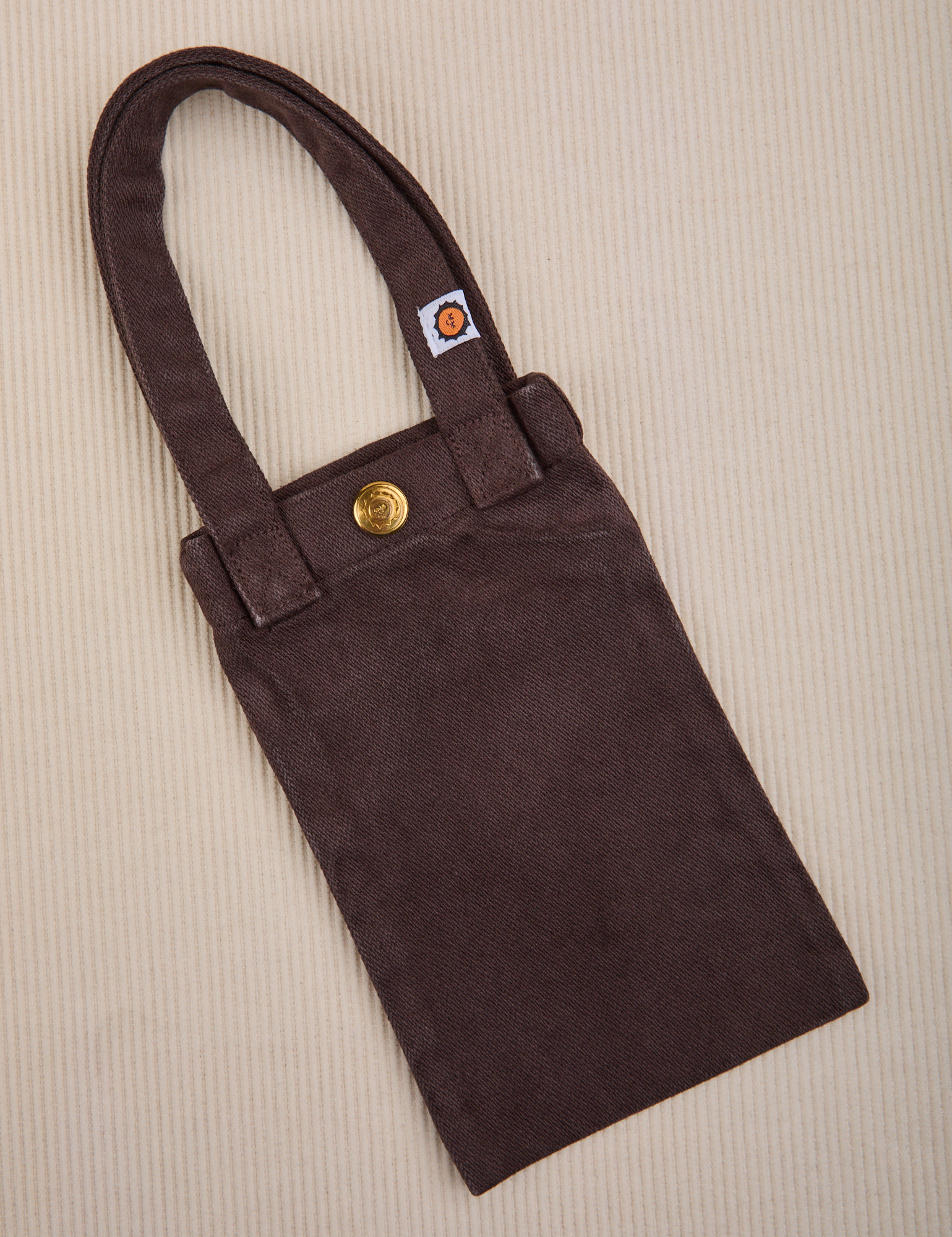 Cell Phone Tote in Espresso Brown