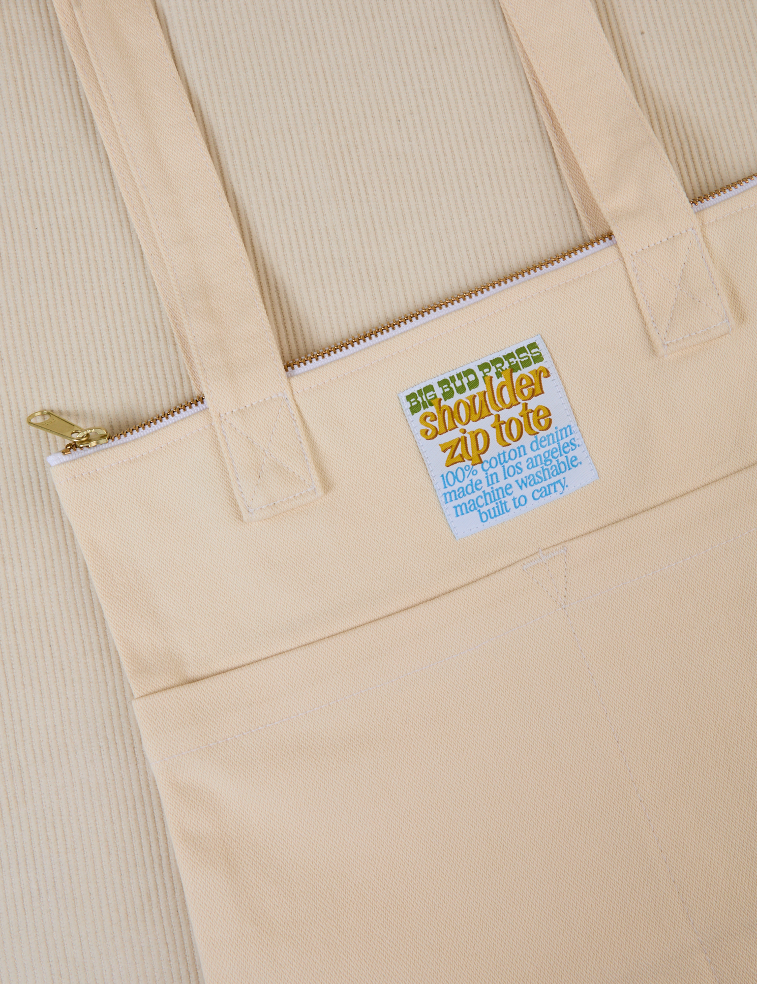 Vintage Tee Off-White Over-Shoulder Zip Mini Tote