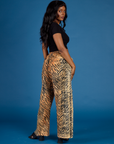 Angled back view of the Tiger Drop Pocket Pant on Kandia