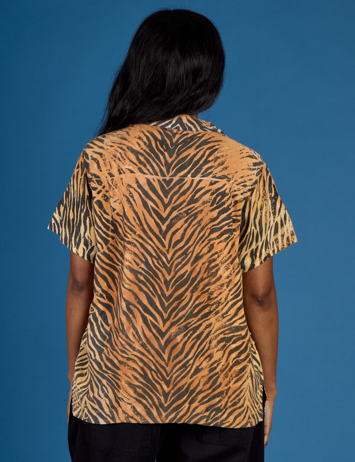 Back view of the Tiger Pantry Button Up