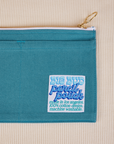 Close up of Pencil Pouch in Marine Blue