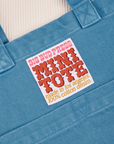 Greek Blue Mini Tote Bag close up