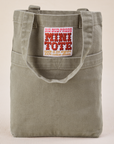 Mini Tote Bag in Khaki Grey