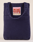 Mini Tote Bag in Navy Blue